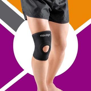 Joelheira Curta Neoprene Reforco Patelar Hidrolight juelheirra ortopedica articulada tensor imobilizador