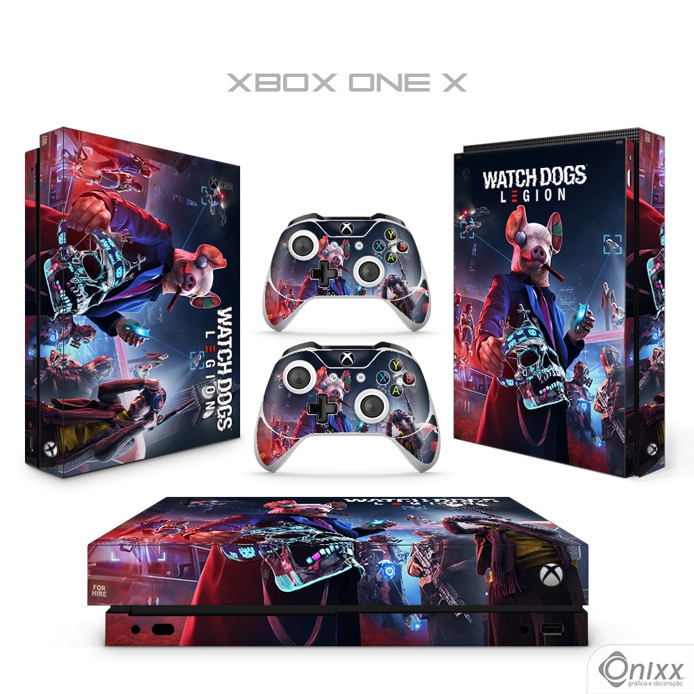 Skin XBOX ONE X Adesiva Watch Dogs Legion