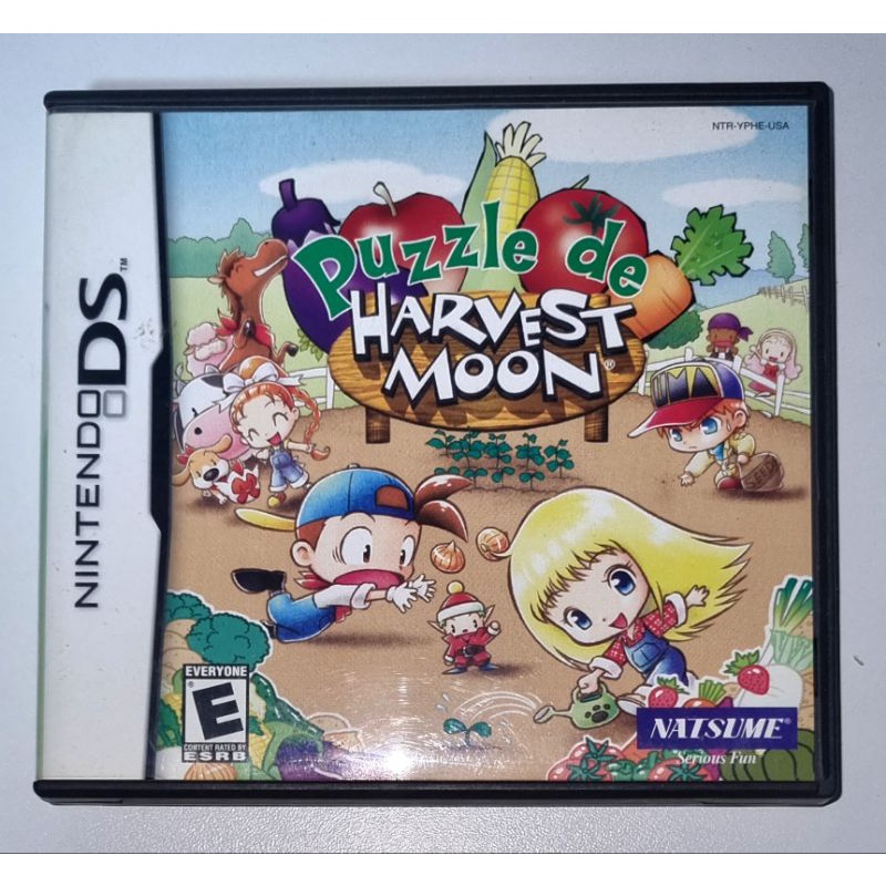 Harvest Moon Puzzle do Ds Fita game Original Americana perfeita