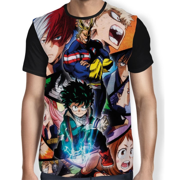 Camisa FULL Color Draw - Boku No Hero Academia