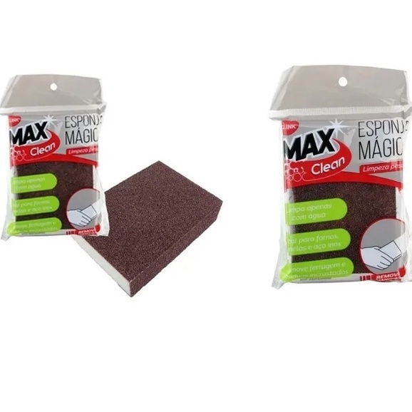 Esponja Bucha Mágica Melamina Limpeza Pesada Dim:9,5x7x2,5