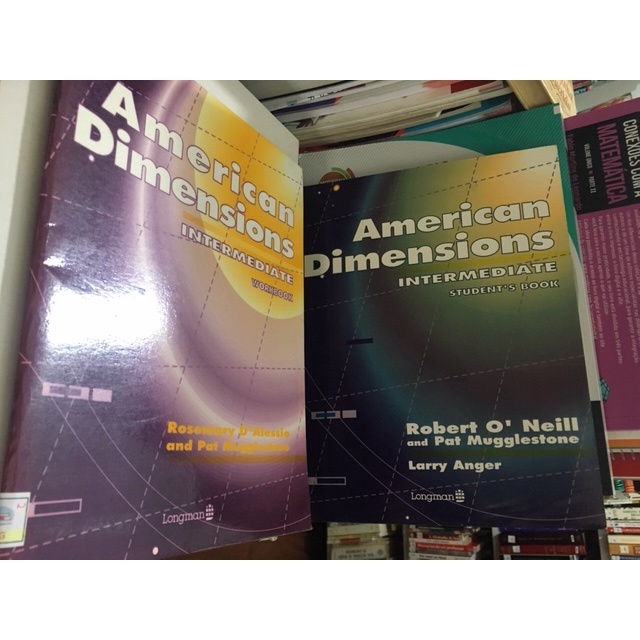 Livro American Dimensions Intermediate Students + Workbook; Robert Oneil