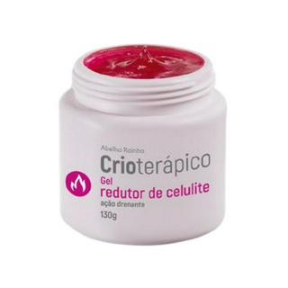 Gel Redutor de Celulite Ação Drenante Crioterápico Abelha Rainha 130g em Oferta na Shopee