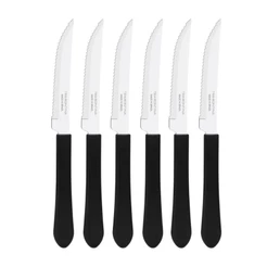 Jogo De Facas Churrasco Tramontina Talheres Cozinha Aço Inox Leme Garfo Colher Faqueiro Original