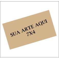 Adesivo Retangular 7x4 cm- com sua arte em Oferta na Shopee