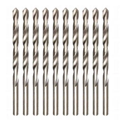 Jogo de Brocas Aço Rápido para Metal 10 Peças Polida 1mm Mtx