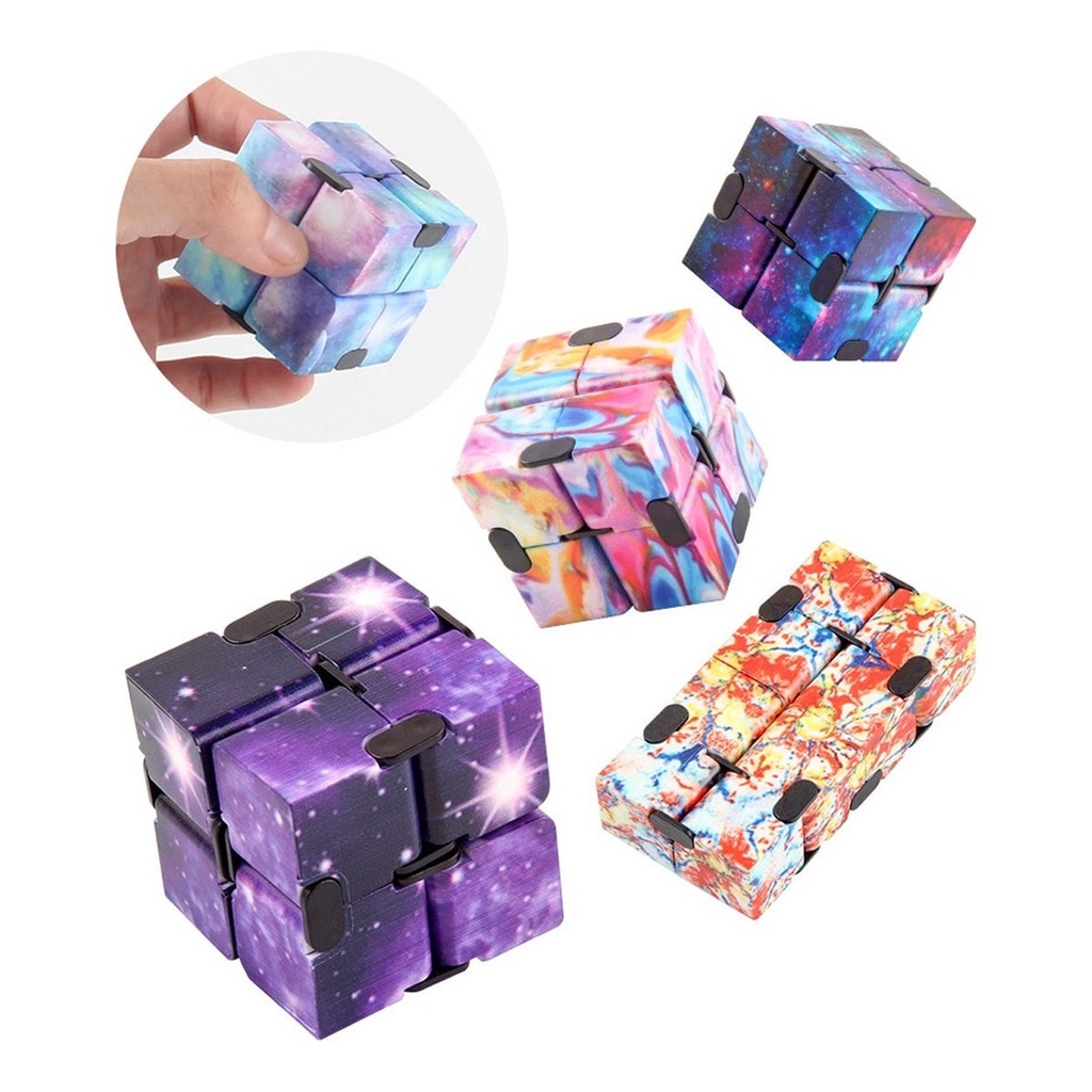 Fidget Toy Infinity Cube Cubo Infinito Antistress No Brasil | Shopee Brasil