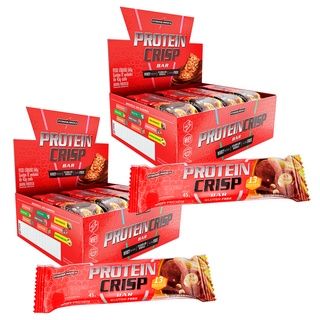 Barra de Proteína - Protein Crisp Bar - Kit com 2 Caixas (24 unidades) - Integralmedica