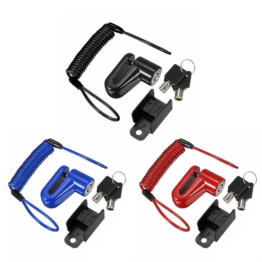 Trava De Freio A Disko De Tranca Com Segurança Anti-Roubo Para Motocicleta/Scooter