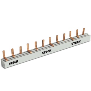 Barramento Trifasico Para 16 Disjuntores Din 80a Steck em Oferta na Shopee