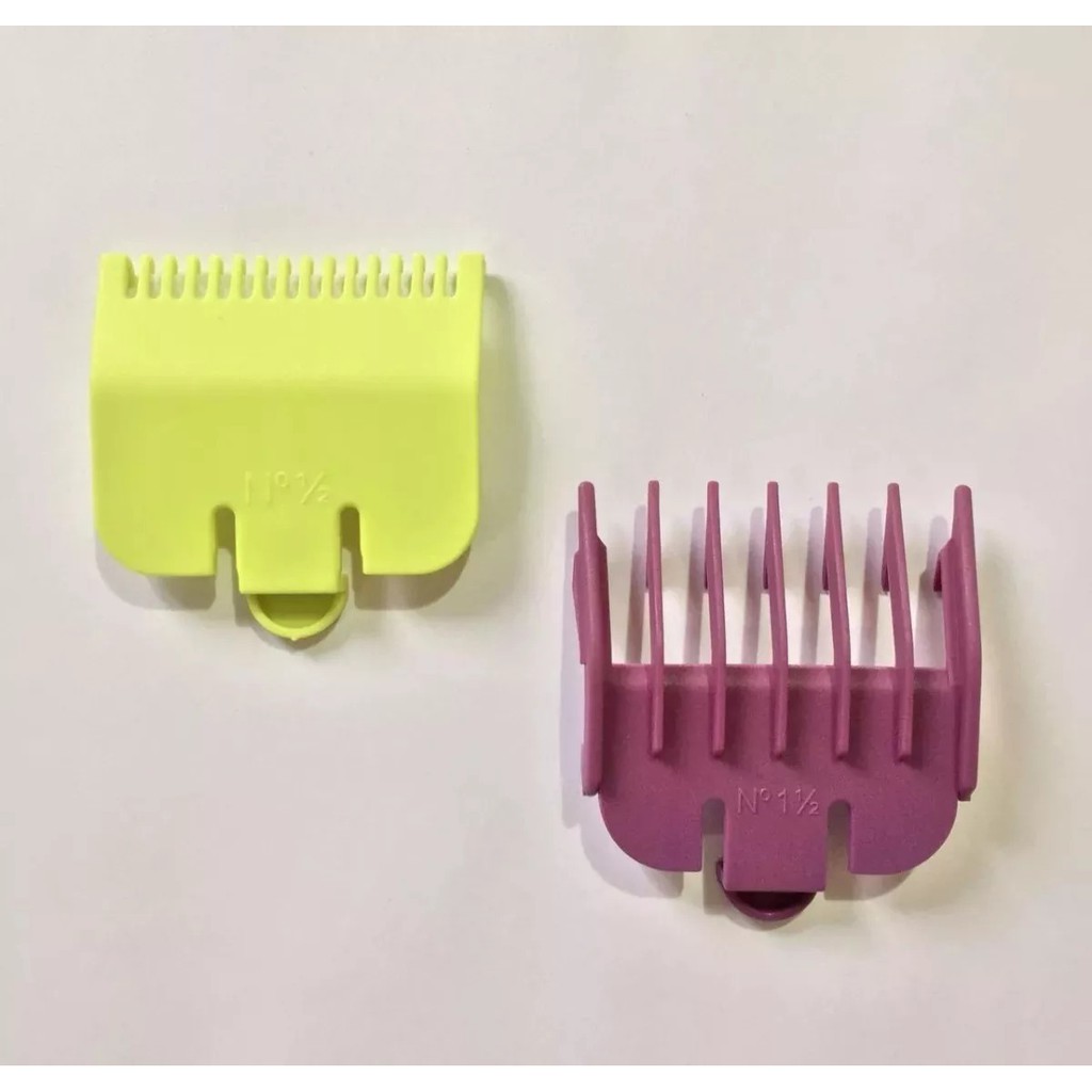 4 Combo Pente Wahl 1.5 E 0.5 Meio + Tesoura Desfiadeira