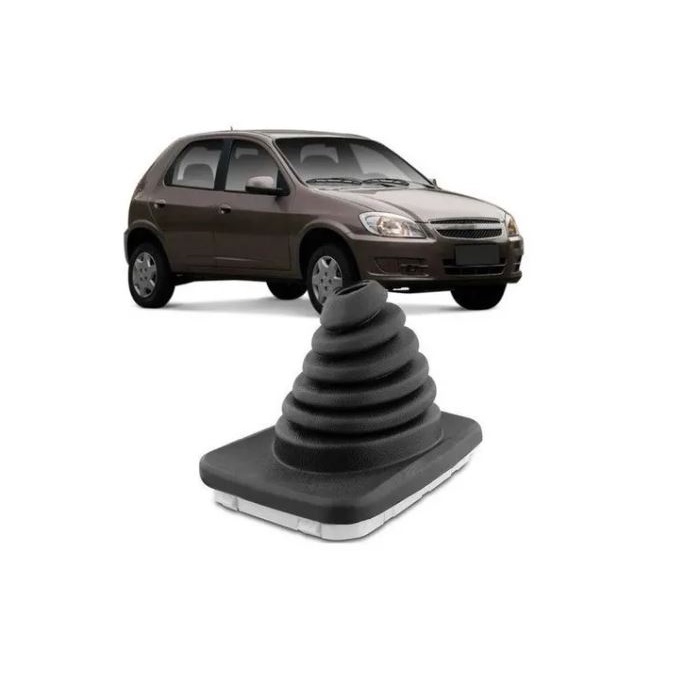 Coifa Sanfonada Alavanca Automotiva Preta Marcha Celta 2007/2016 Prisma  2007/2012 Top.