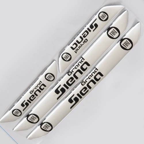 Protetor Soleira Relevo 3d M1 4 Porta Carro Fiat Grand Siena