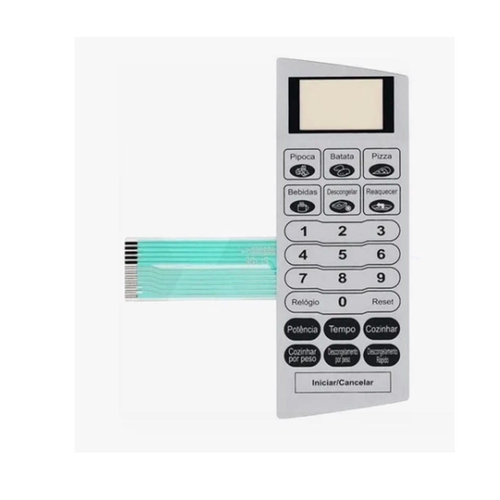 Membrana Teclado Microondas Home Leader 17px03 - 17px05 - 17 px 03 - 17 px 05 Novo *