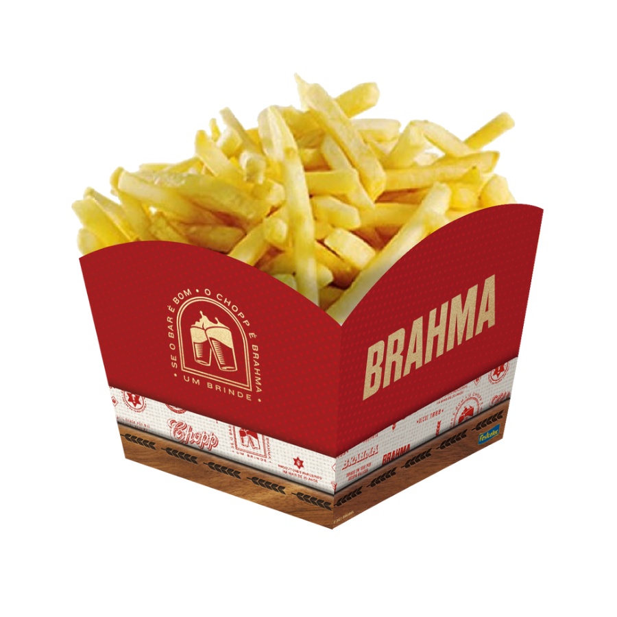 Cachepot Médio Festa Brahma - 8cm x 8cm x 9cm - 08 unidades - Festcolor - Rizzo - Stationery