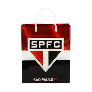 Sacola De Presentes Cores Time 33x9x27cm - SPFC Tricolor Original em Oferta na Shopee