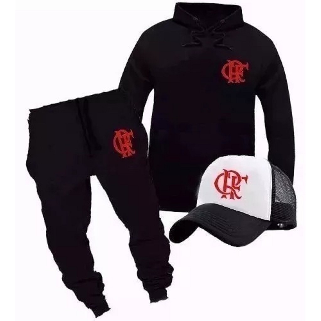 calça de moletom do flamengo