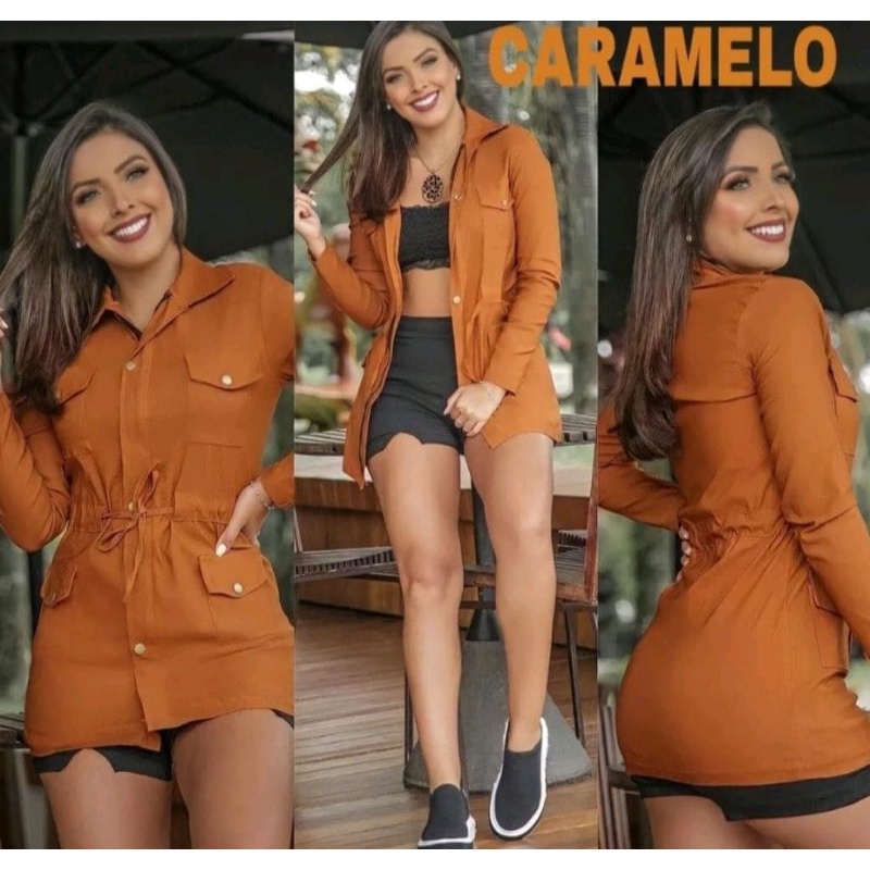 Casaco Sobretudo Parka Feminino Bengaline Casaco Modinha Jaqueta Inverno Frio