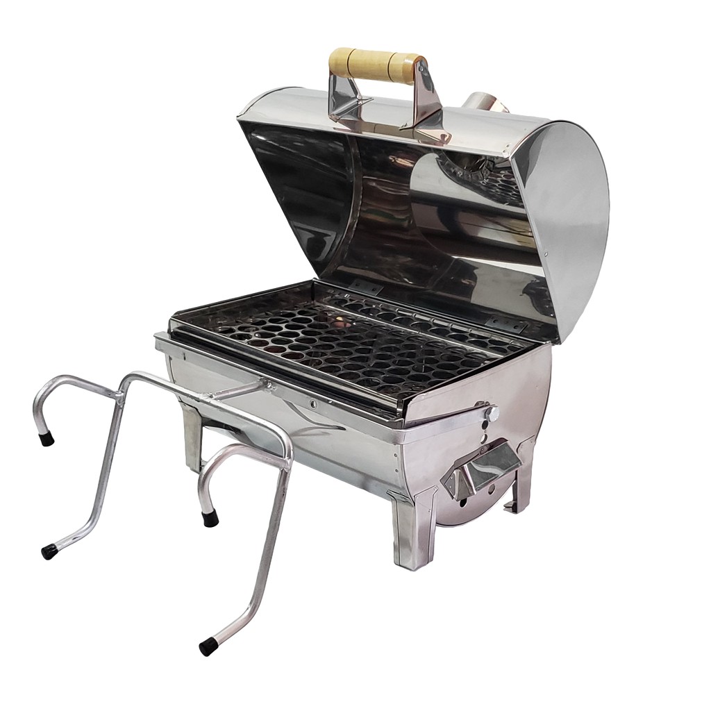 Churrasqueira Bafinho Barco lancha veleiro canoa Mini Inox (30x20) em Oferta na Shopee