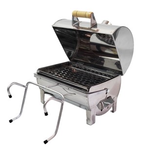 Churrasqueira Bafinho Barco lancha veleiro canoa Mini Inox (30x20) em Oferta na Shopee