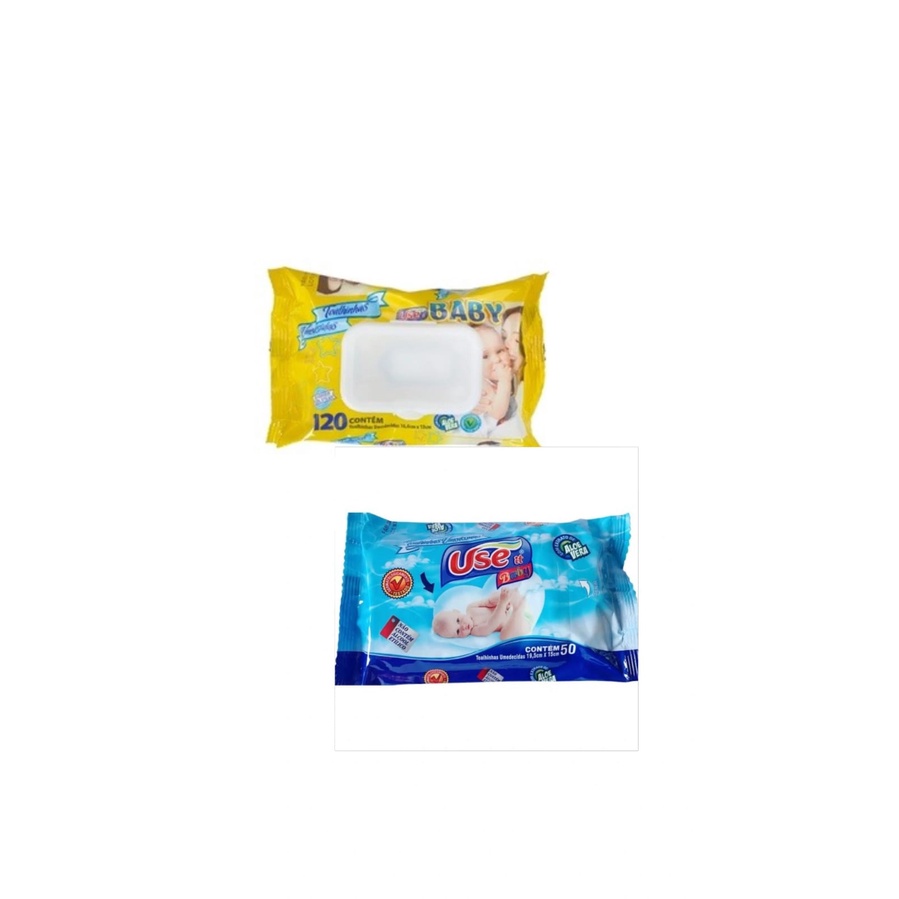 Toalha Umedecida Use It Com Extrato De Aloe Vera Com 50 Unidades Ou 120 Unidades em Oferta na Shopee