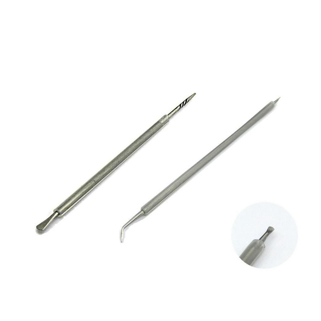 Kit Manicure Isis Cutelaria Palito Espatula Mista Para Unhas Auto Clave