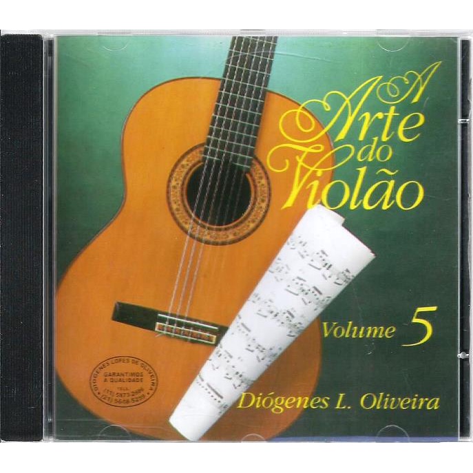 1353 Mcd-- A Arte Do Violão- Volume 5- Diógenes L. Oliveira- Instrumental