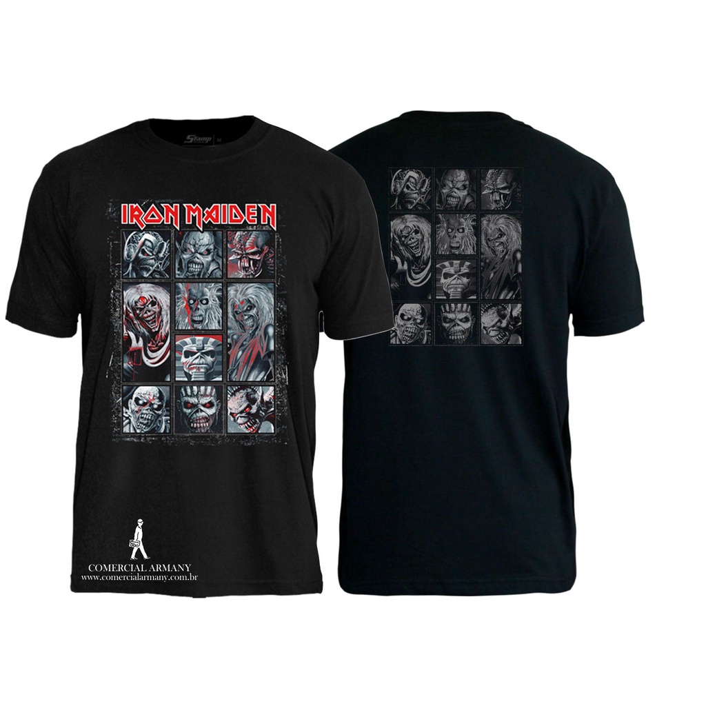 Camiseta Iron Maiden Ten Eddies - Túnel Do Rock