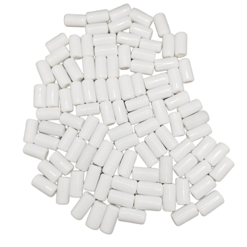 Kit com 10 Firmas 22 mm Branca Leitosa Murano Guias em Oferta na Shopee