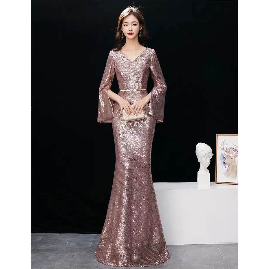 vestido elegante para jantar