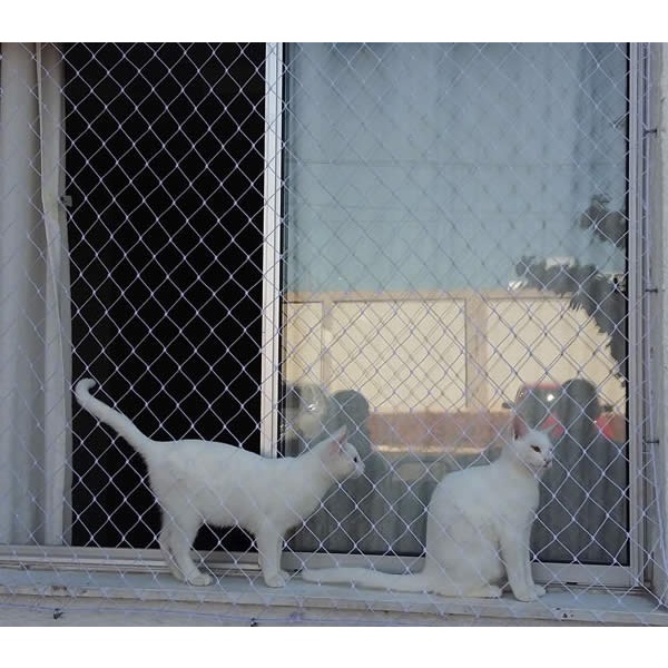 Kit 1.30x1.50 Redes de Proteção Para Crianças e Gatos em Sacadas e Janelas (1.50x1.30) em Oferta na Shopee