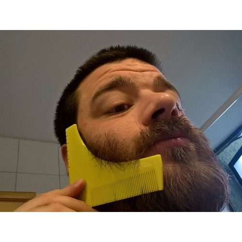 Alinhador E Pente Para Barbear P2