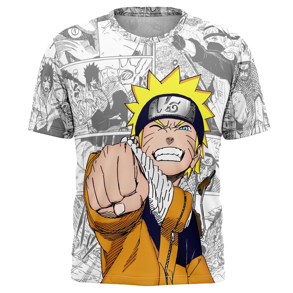Camisa Camiseta Infantil Akatsuki Nuvem Naruto Série Anime