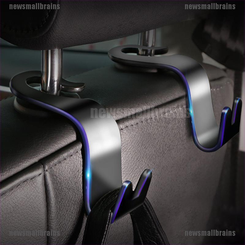 Newsmallbrains Universal Car Headrest Gancho Do Banco Traseiro 2pcs Suporte Organizador De Veículos Cabide