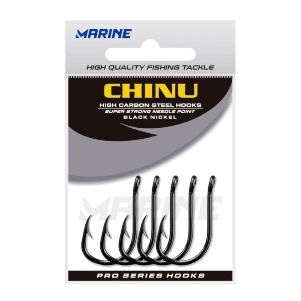 Anzol Chinu Black Nickel Marine Sports Vários Tamanhos