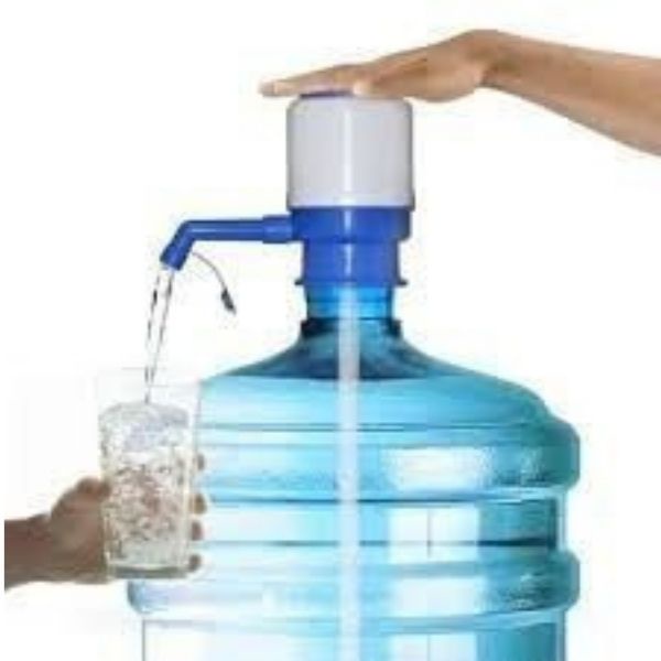 Bomba Para Galão Garrafão De Agua Mineral 10 e 20 lt Bico Curvado P/Copo Verde/Azul (Manual) em Oferta na Shopee