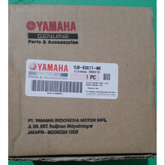 Yamaha Xeon RC 1LB E6611 00 Tigela De Carcaça De Embreagem Dupla