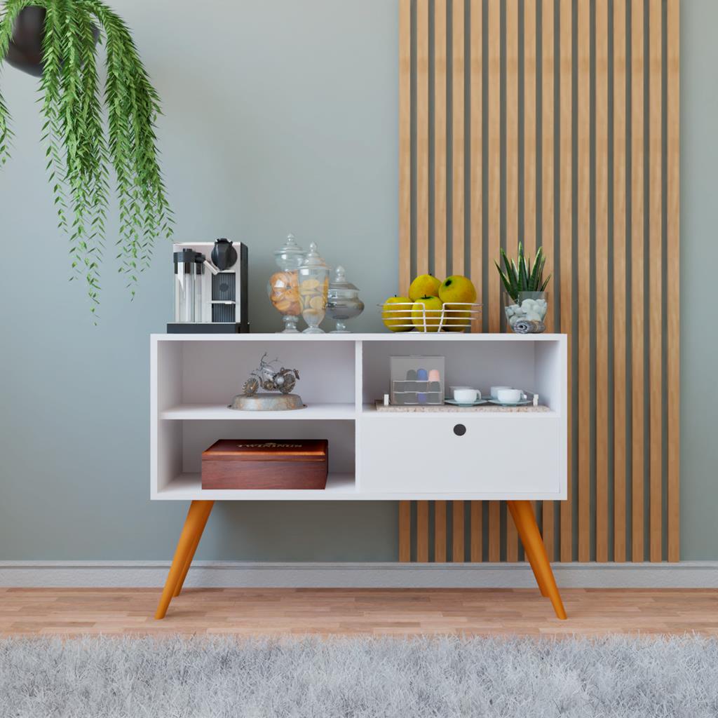 Rack Para Sala Union Com Pes Madeira A2 | Shopee Brasil