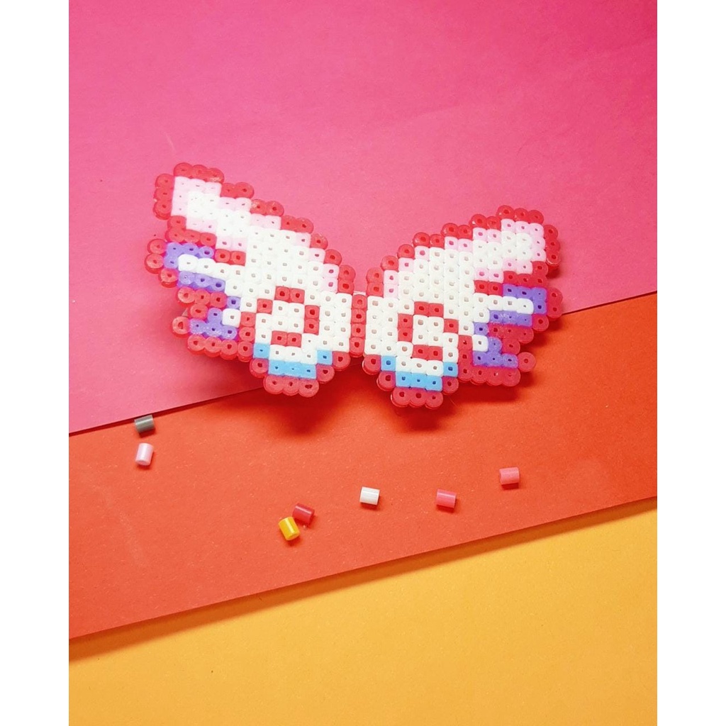 presilha asas cute kawaii hama perler beads gótico/emo/egirl ...