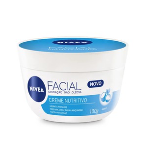Creme Facial Nutritivo Sensação Não Oleosa 100g Nivea em Oferta na Shopee