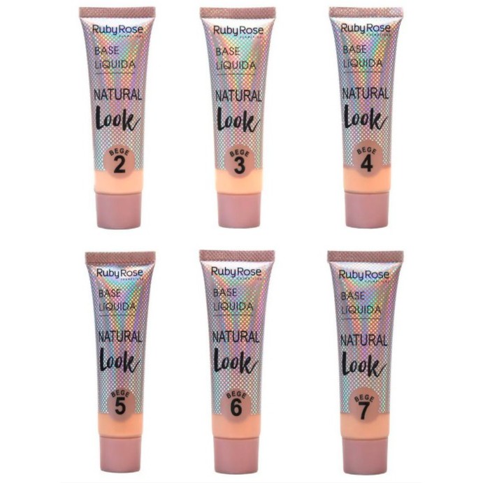 Base Líquida  Natural Look Bege HB 8051