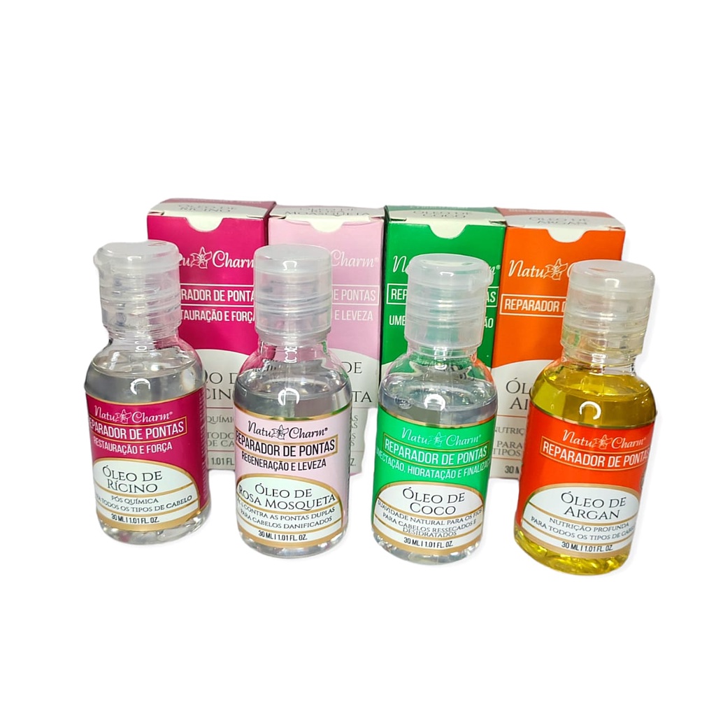 Óleo Reparador de Pontas 30ml NatuCharm - Beauty