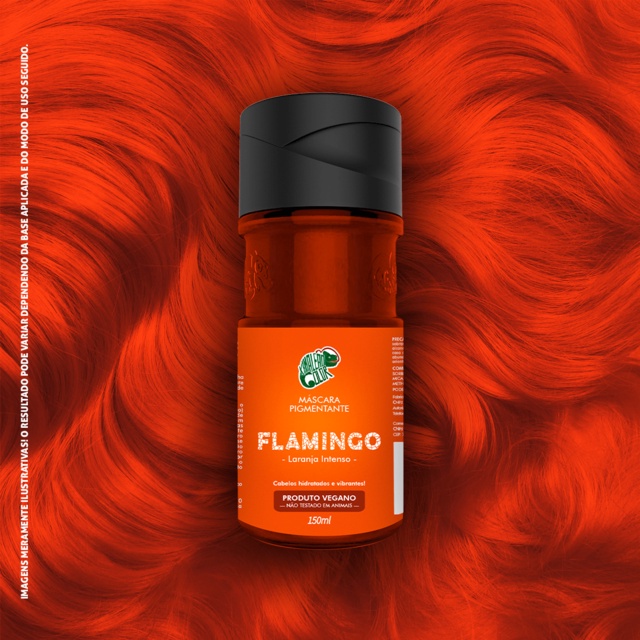 Máscara Pigmentante Flamingo 150ml Ruivo Intenso Kamaleão Color