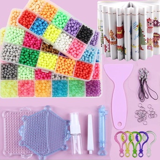 Diy Aquabeads Aqua Water Magic Beads Box Tool Kit Jóias Manual De Artesanato Infantil Brinquedos Educativos Para Meninas