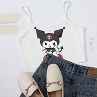 Cropped de Alça Kuromi Hello Kitty