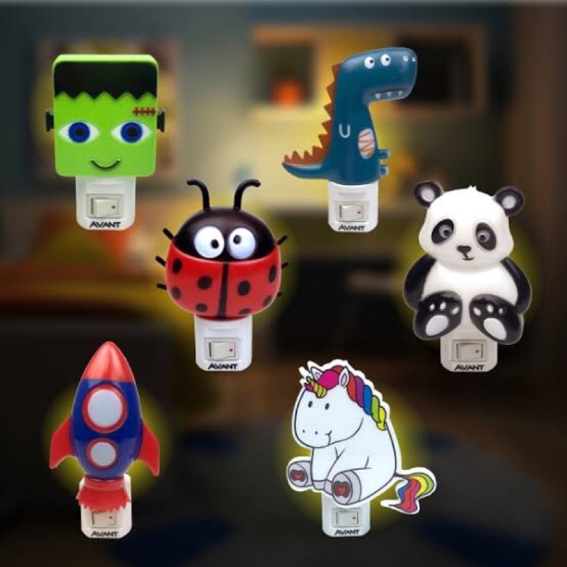 Abajur de tomada Luz noturna infantil Avant bivolt | Shopee Brasil