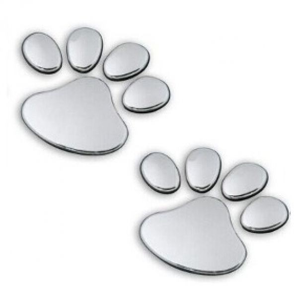 Adesivo Alto Relevo 3d Pata Patinhas Dog Cão Pegadas Carro