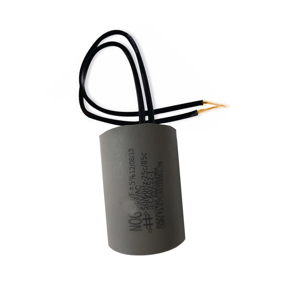 Capacitor com 2 Fios Metalizados para Motor 55UF 250 VAC MVM