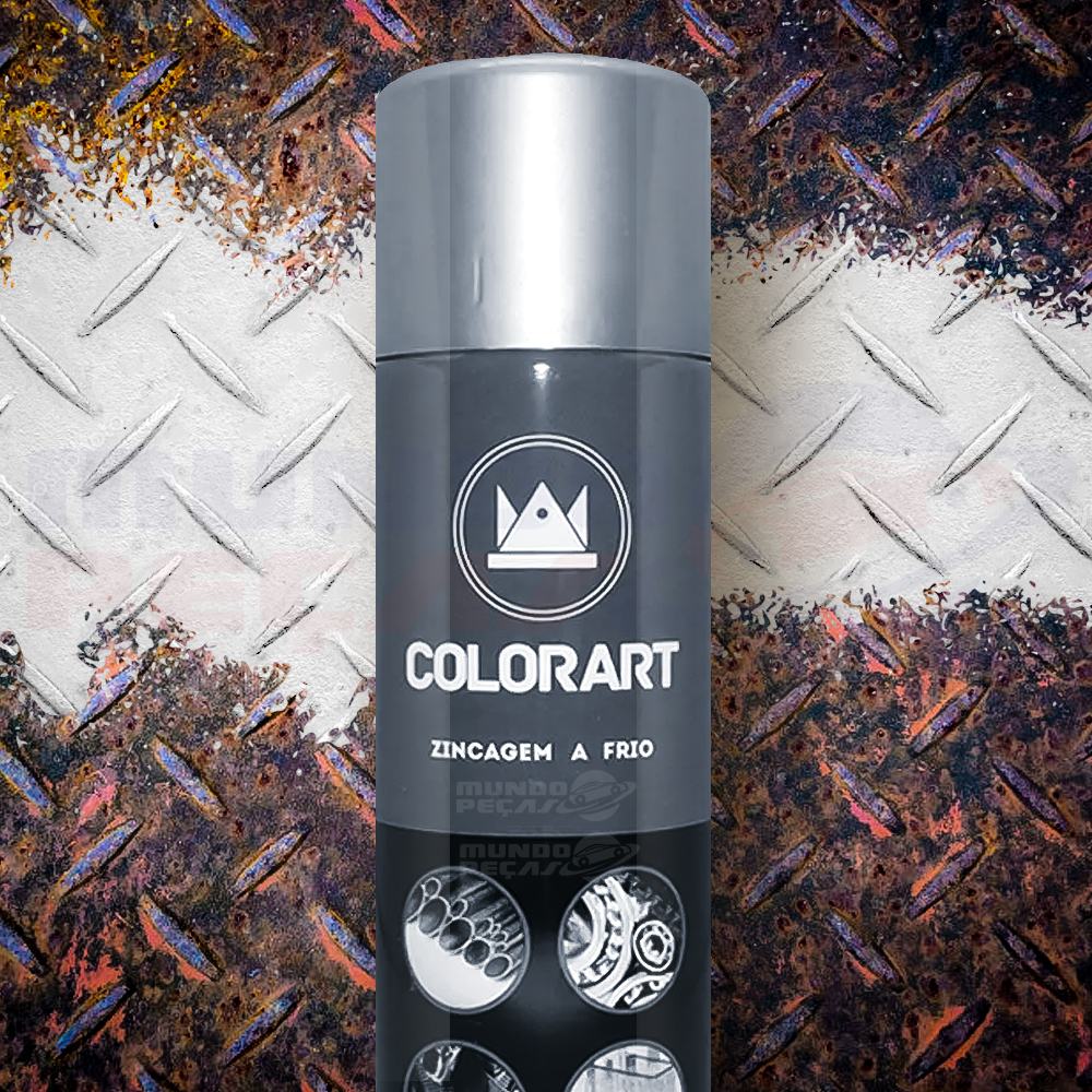 Zincagem A Frio Tinta Spray Colorart 300ml - Evita Corrosao