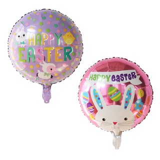 1 Pc 18 Polegada Dos Desenhos Animados Coelho Foil Hélio Balões De Ar Animais Globos Decoração Do Partido Tema Chuveiro De Bebê Feliz Páscoa Crianças Brinquedos